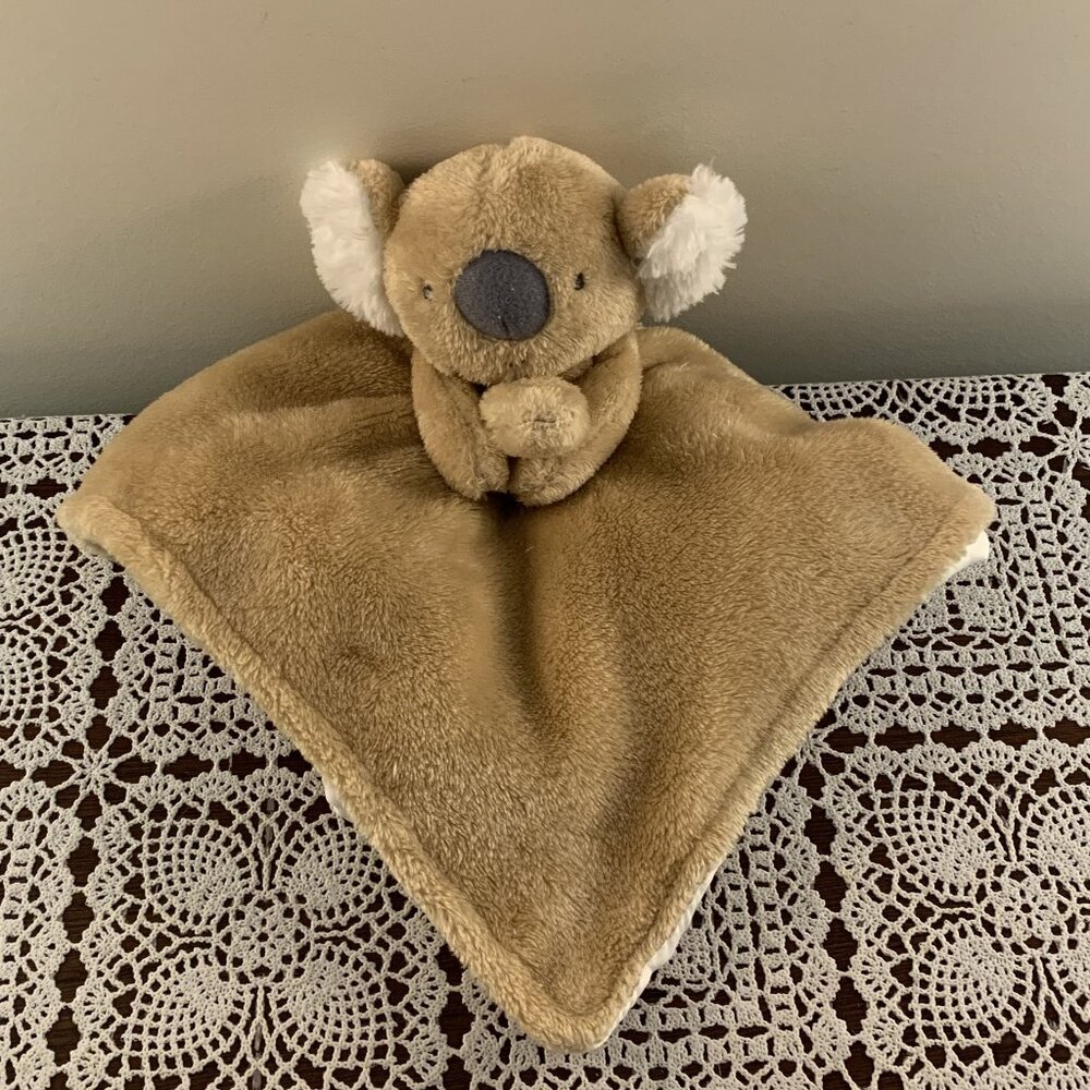 Carters Child Of Mine Tan Koala Lovey Baby Security Blanket Soft Soothing Toy